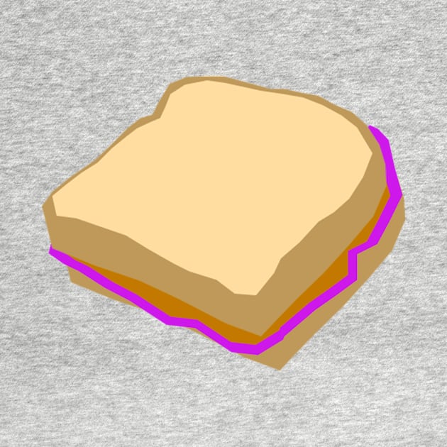 peanut butter and jelly sandwich by The Sandwich Shop